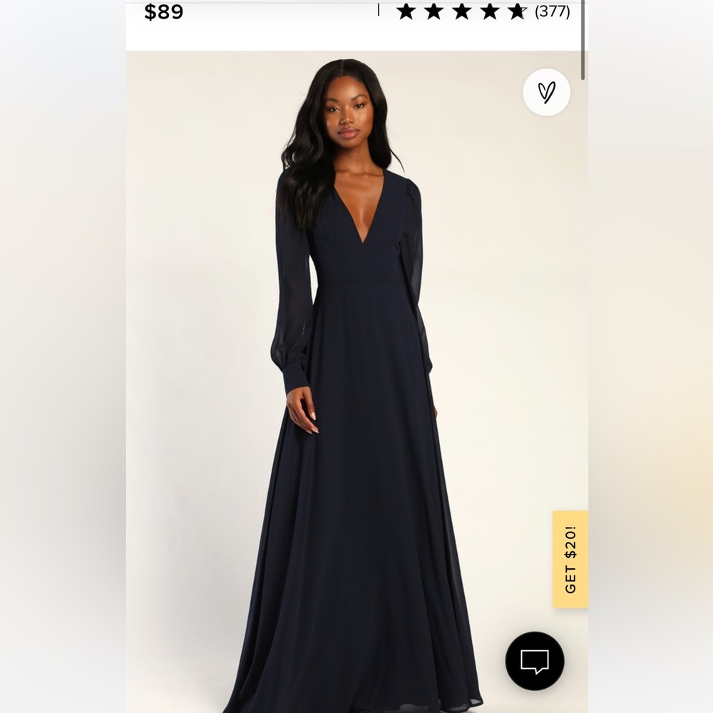 Lulus Open Back Formal Dress